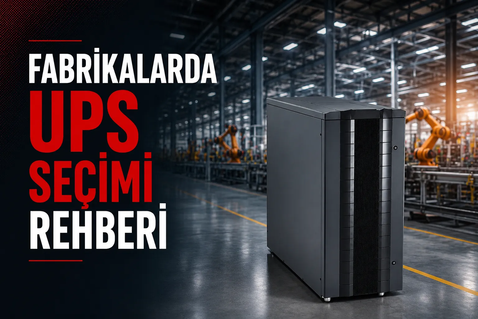 Fabrikalar İçin Kesintisiz Güç Kaynağı UPS Seçimi Rehberi