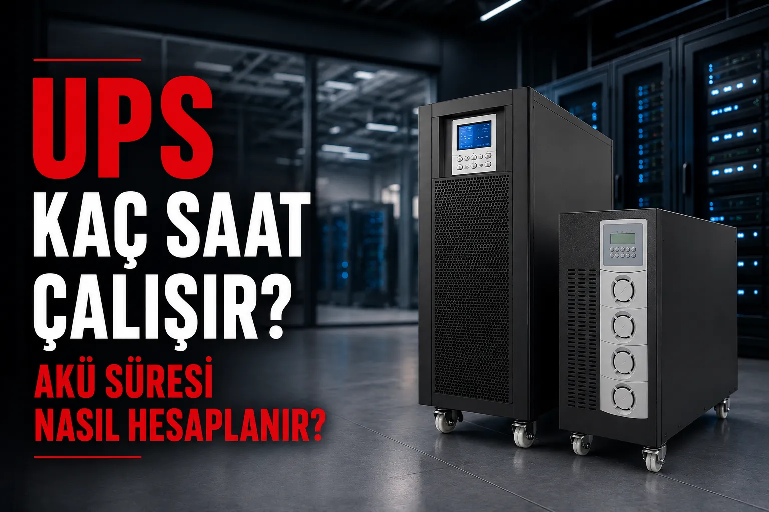 UPS Kaç Saat Çalışır? Akü Süresi Nasıl Hesaplanır? Detaylı Rehber