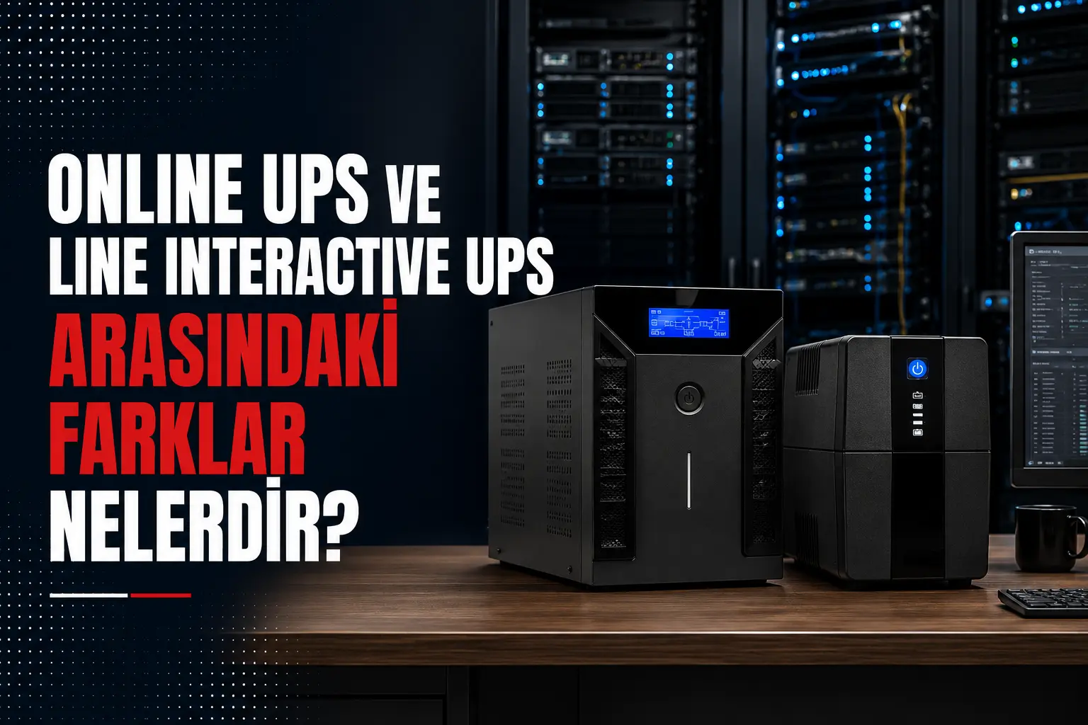 Online UPS ve Line Interactive UPS Arasındaki Farklar Nelerdir? Hangi UPS Daha İyi?