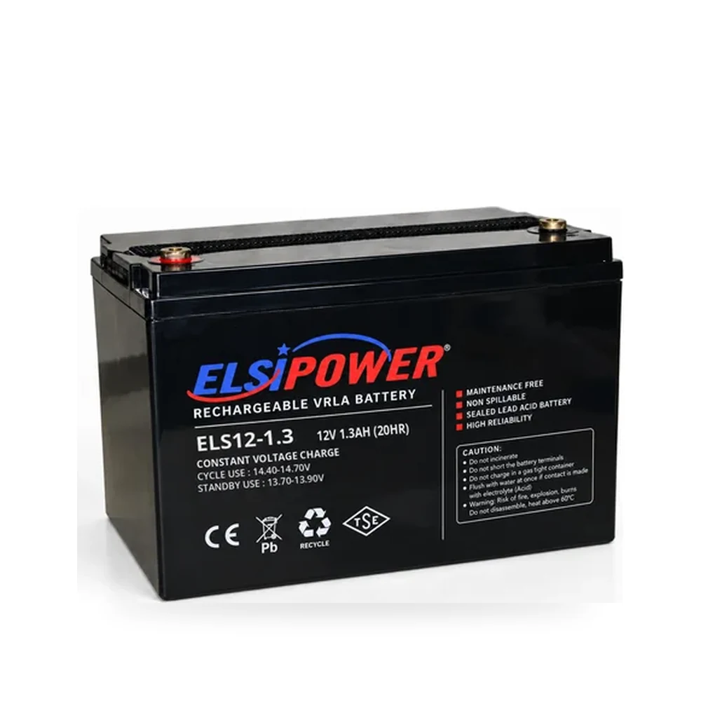 ELSIPOWER 12V 1,3Ah VRLA AGM Akü