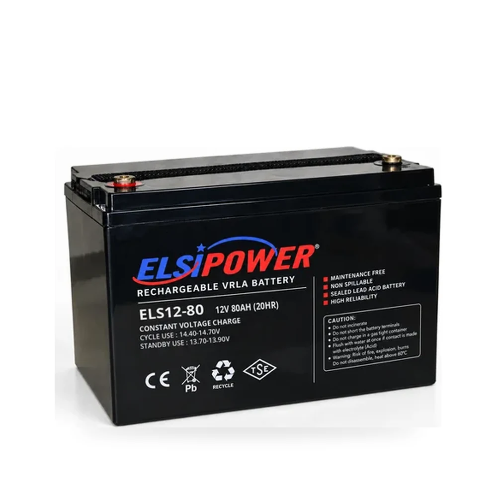 ELSIPOWER 12V 80Ah VRLA AGM Akü