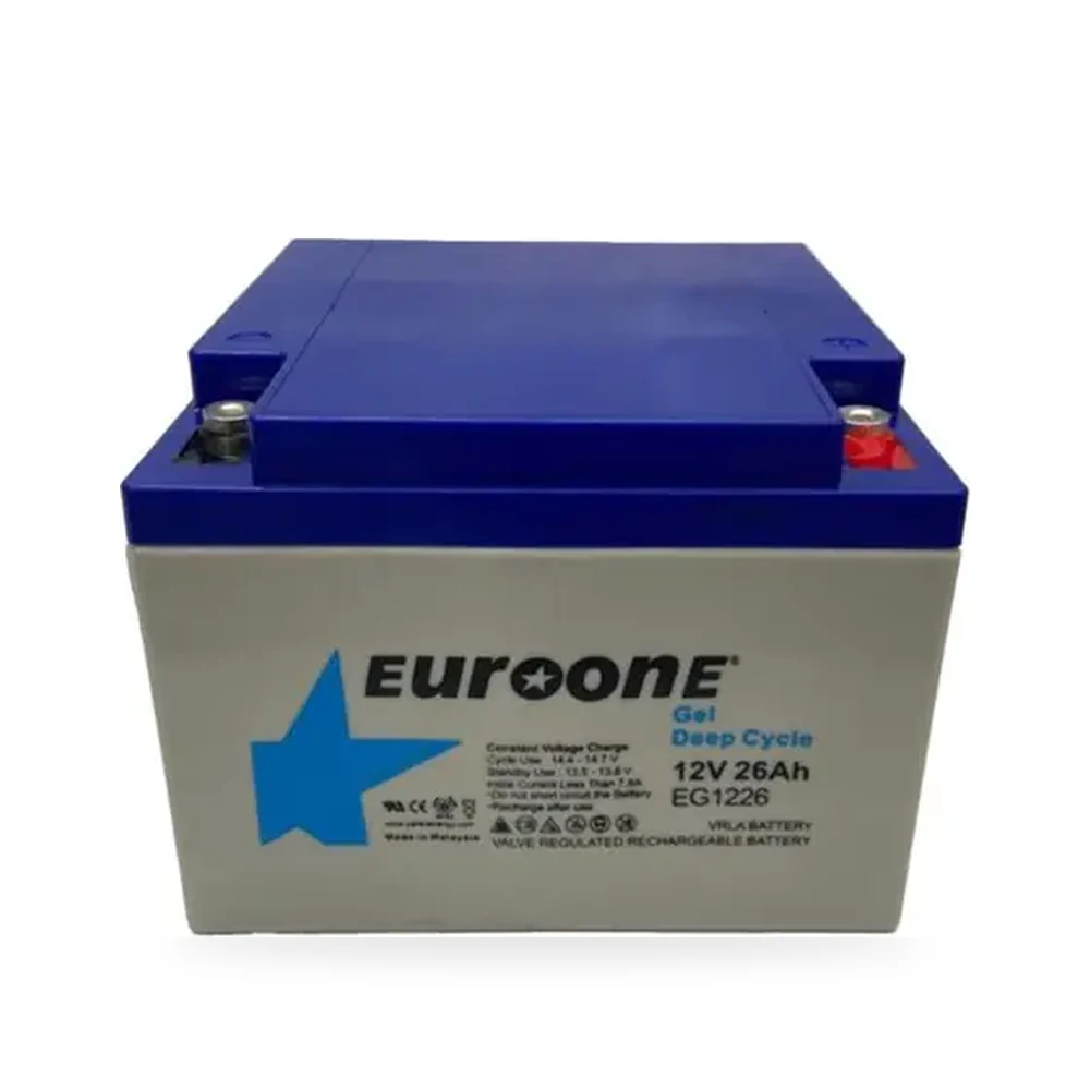 EuroOne EO-EG1226 Deep Cycle Jel Akü (12V 26Ah)