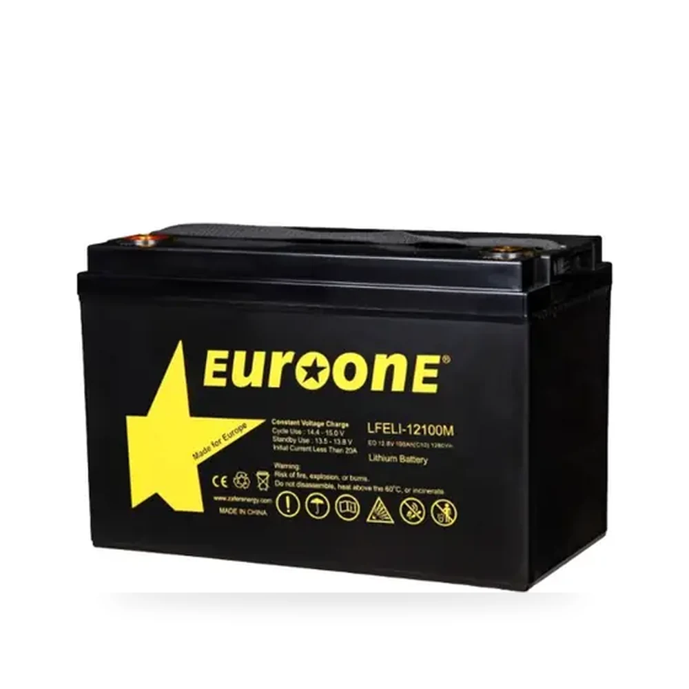 EuroOne LFeLi-12100M Lityum Akü (12,8V 100Ah)