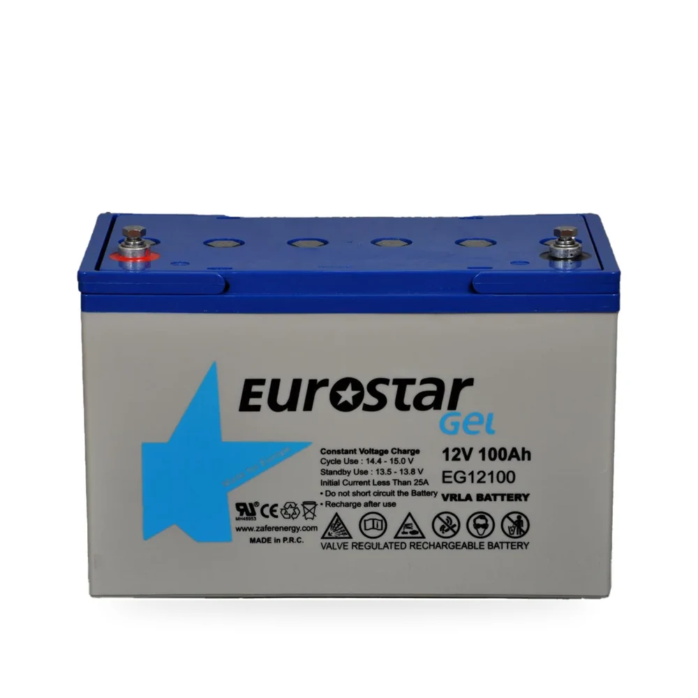 Eurostar EA-EG12100 Deep Cycle Jel Akü (12V 100Ah)
