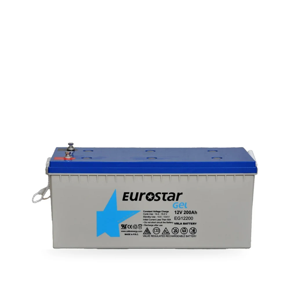 Eurostar EA-EG12200 Deep Cycle Jel Akü (12V 200Ah)