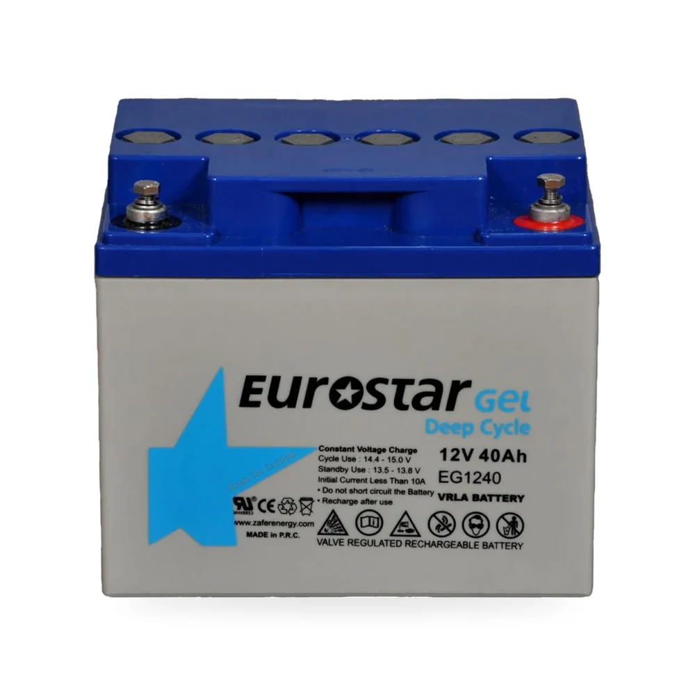 Eurostar EA-EG1240 Deep Cycle Jel Akü (12V 40Ah)