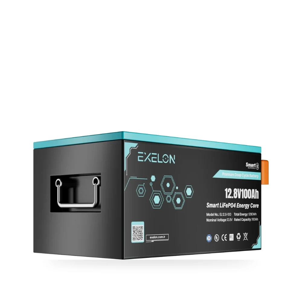 Exelon 12,8V 100Ah Smart LiFePO4 Lityum Akü