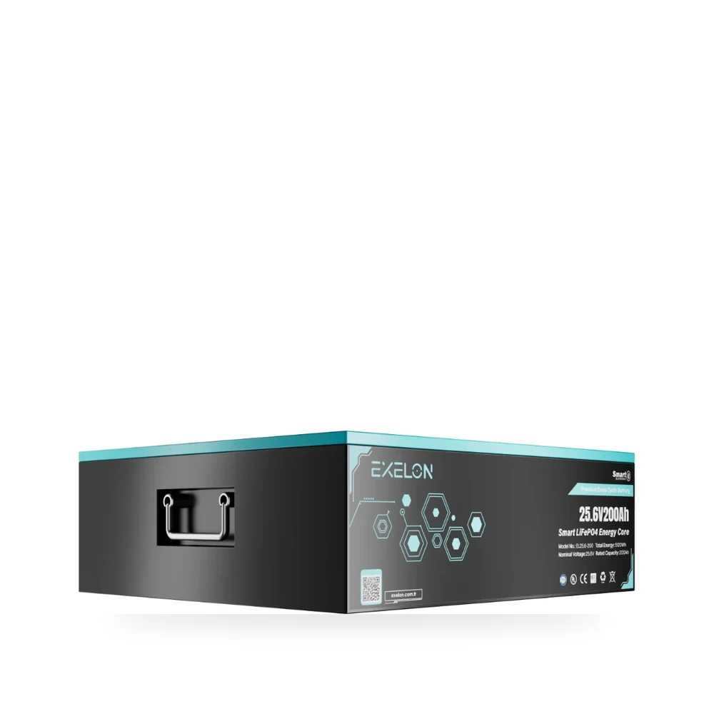 Exelon 25,6V 200Ah Smart LiFePO4 Lityum Akü