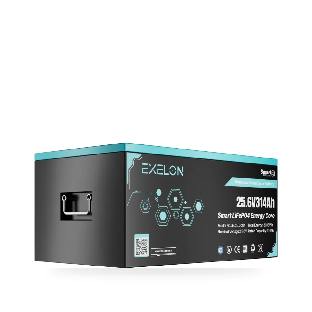 Exelon 25,6V 314Ah Smart LiFePO4 Lityum Akü